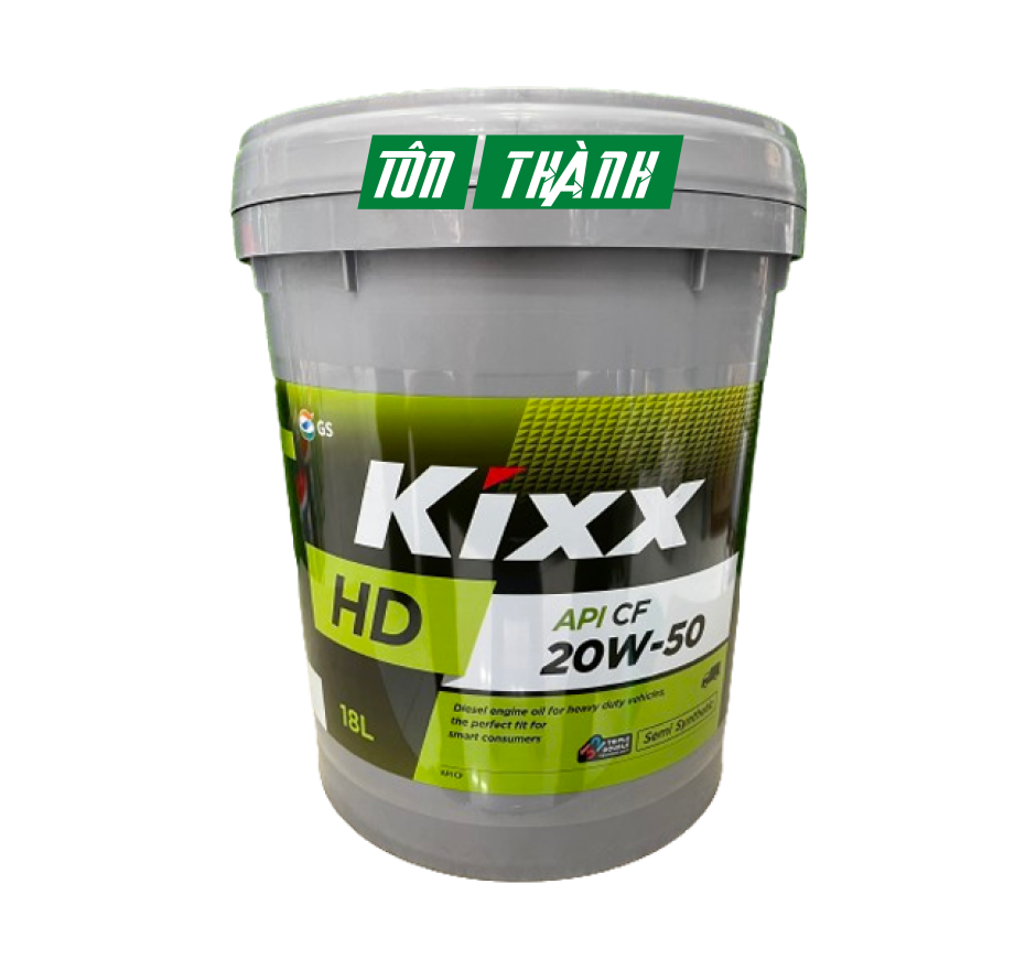 DẦU ĐỘNG CƠ KIXX HD CF 20W50 (18 LÍT)