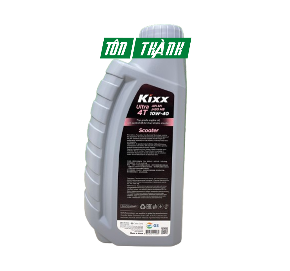 Nhớt xe ga cao cấp Kixx Ultra 10W40 (0.8 Lít)