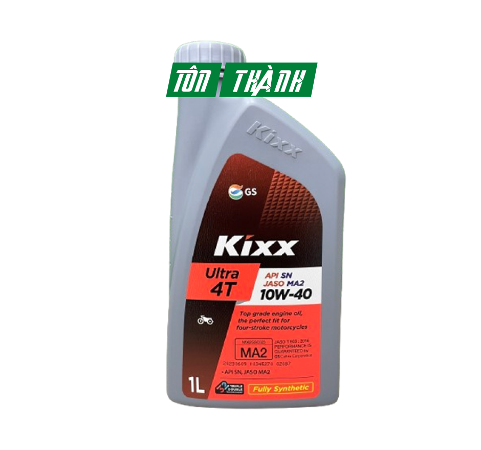  Nhớt xe số tổng hợp toàn phần Kixx Ultra 10W40 (1 lít)
