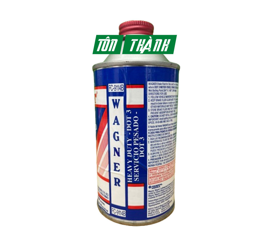 DẦU PHANH DOT3 WAGNER LOCKHEED DOT 3 (WAGNER 21) 355ML/ 946ML
