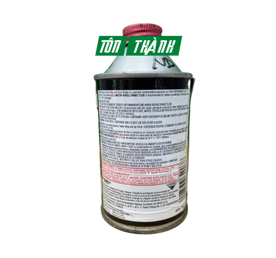 DẦU PHANH DOT4 WAGNER LOCKHEED DOT 4 (WAGNER 21) 355ML/ 946ML
