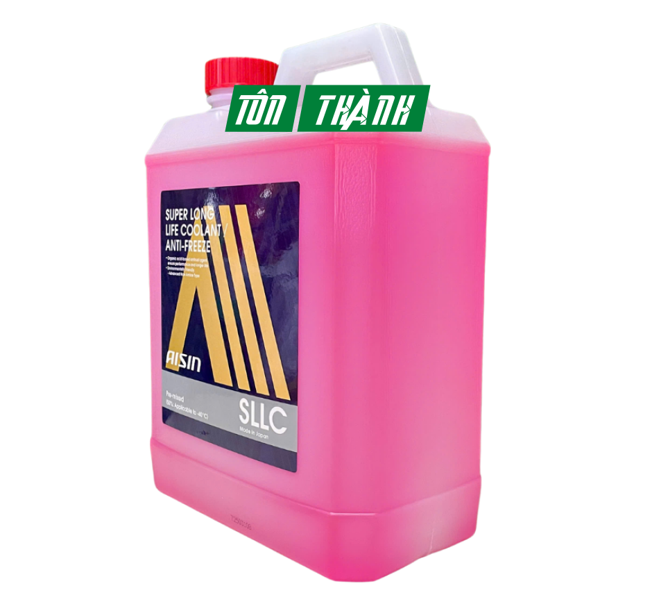 Nước Làm Mát Động Cơ AISIN 50% Màu Hồng (4 Lít)