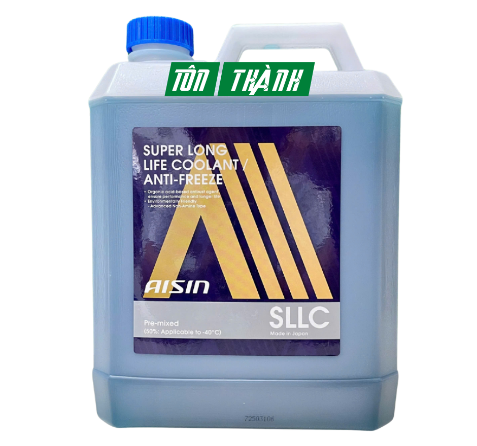 Nước Làm Mát Động Cơ AISIN 50% Màu Xanh Dương (4 Lít)