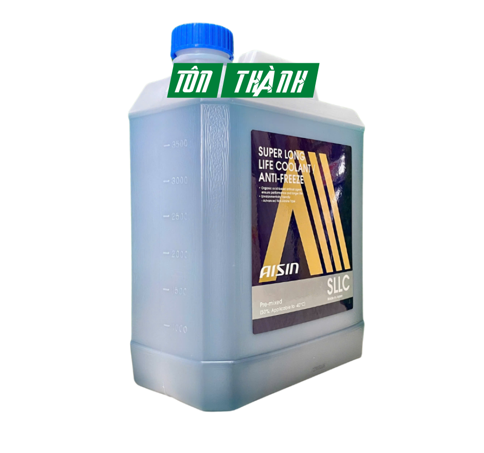 Nước Làm Mát Động Cơ AISIN 50% Màu Xanh Dương (4 Lít)