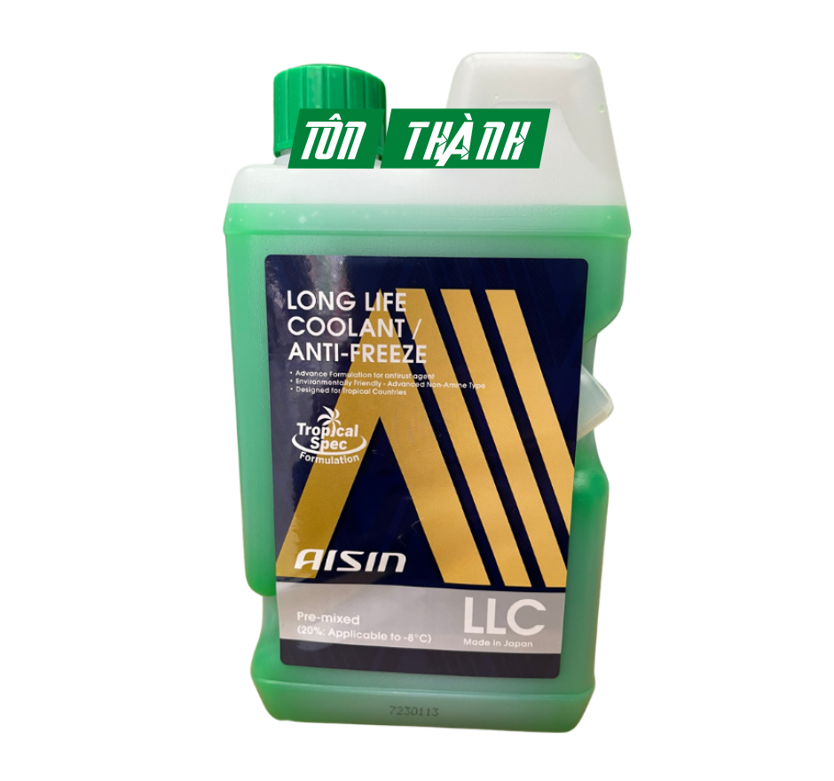 NƯỚC LÀM MÁT ĐỘNG CƠ MÀU LÁ AISIN LCPM20A4LR (1 LÍT)