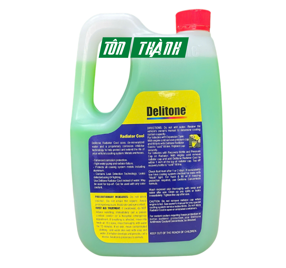 Nước làm mát ô tô cao cấp Delitone xanh (4 lít)