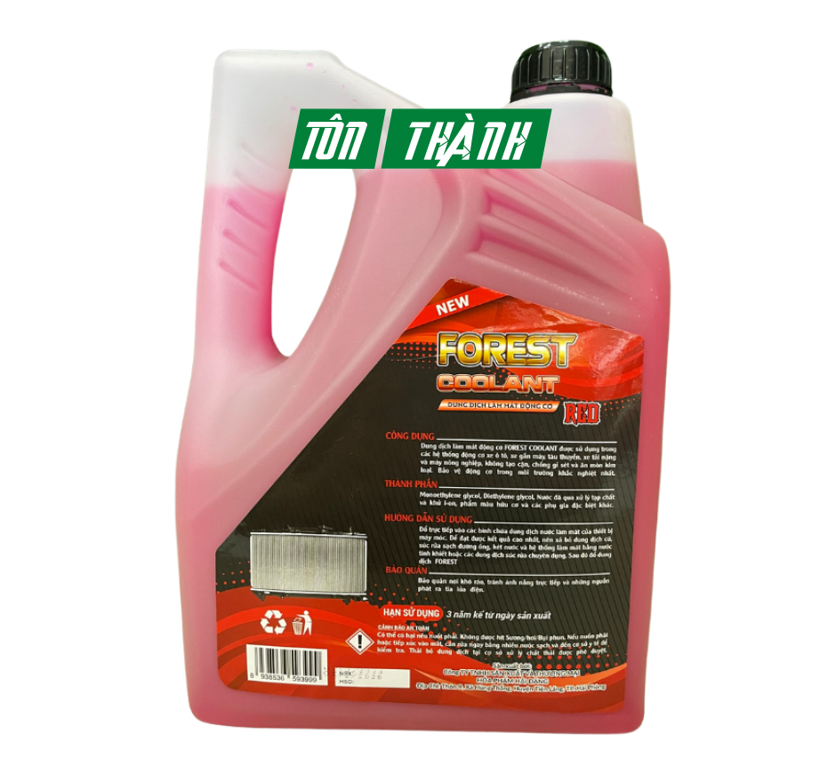 NƯỚC LÀM MÁT CAO CẤP FOREST ĐỎ (5 LÍT)