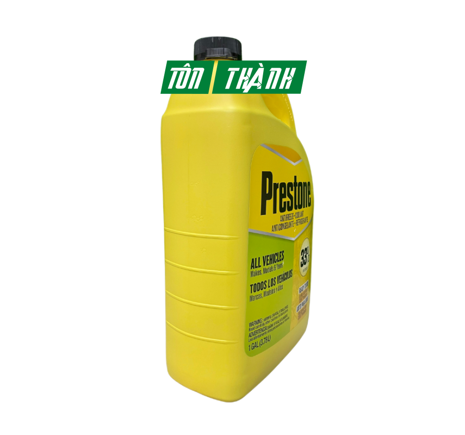 NƯỚC MÁT PRESTONE XANH LÁ 33% AF2033 PHÙ HỢP TẤT CẢ ĐỘNG CƠ XE Ô TÔ (3.78 LÍT)