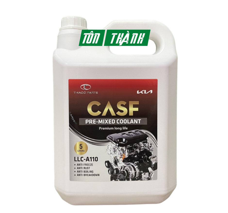 NƯỚC LÀM MÁT ĐỘNG CƠ Ô TÔ THACO MÀU ĐỎ MÃ: LLC-A110 (5 LÍT)