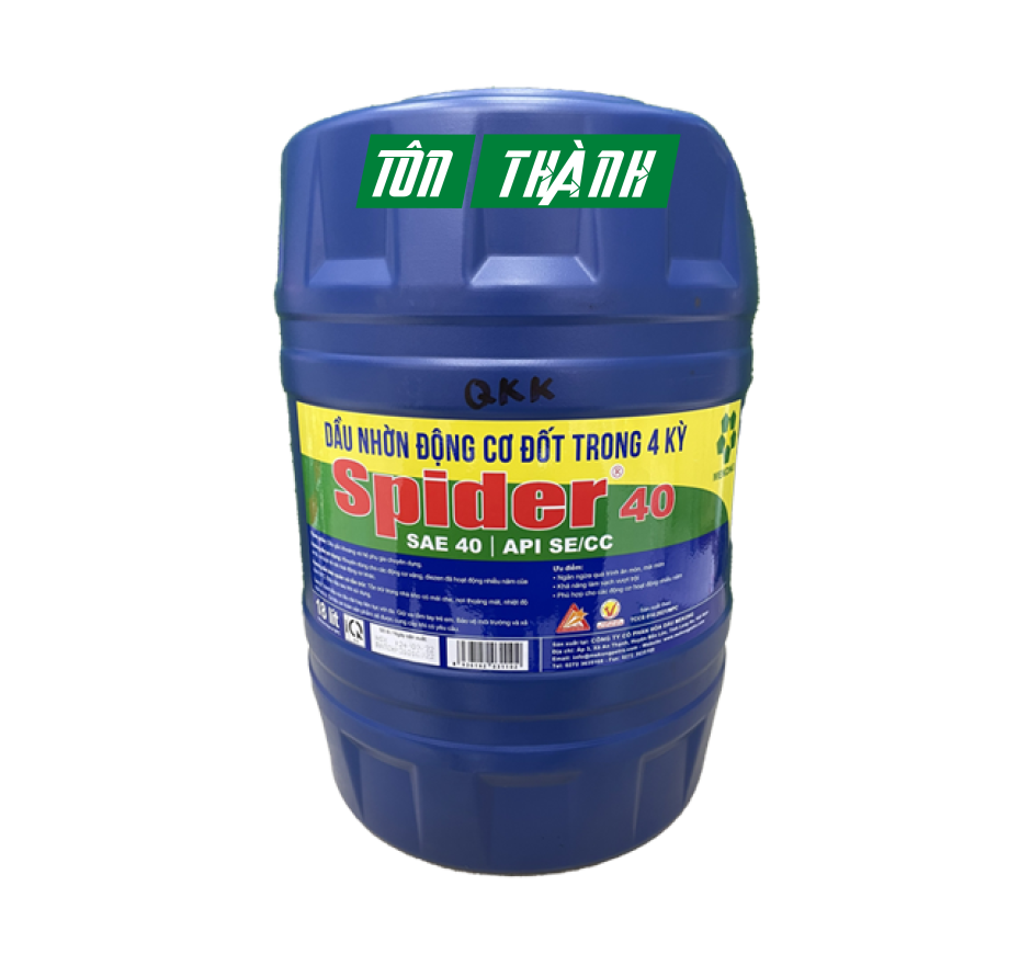 DẦU NHỚT API SAE 40 SPIDER MEKONG (18 LÍT)