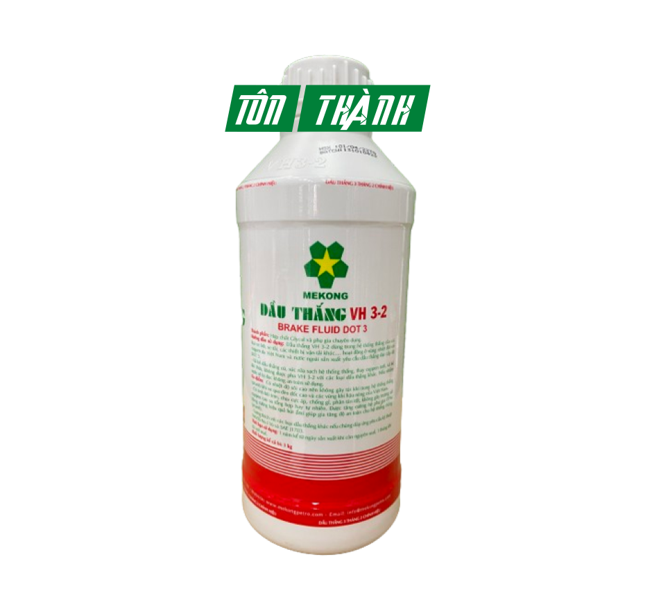 DẦU PHANH 3-2 DOT3 MEKONG (1 LÍT)