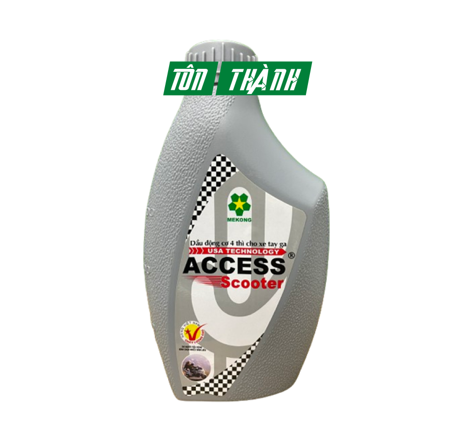 Nhớt xe tay ga Mekong Access (0.8 Lít & 1 Lít)