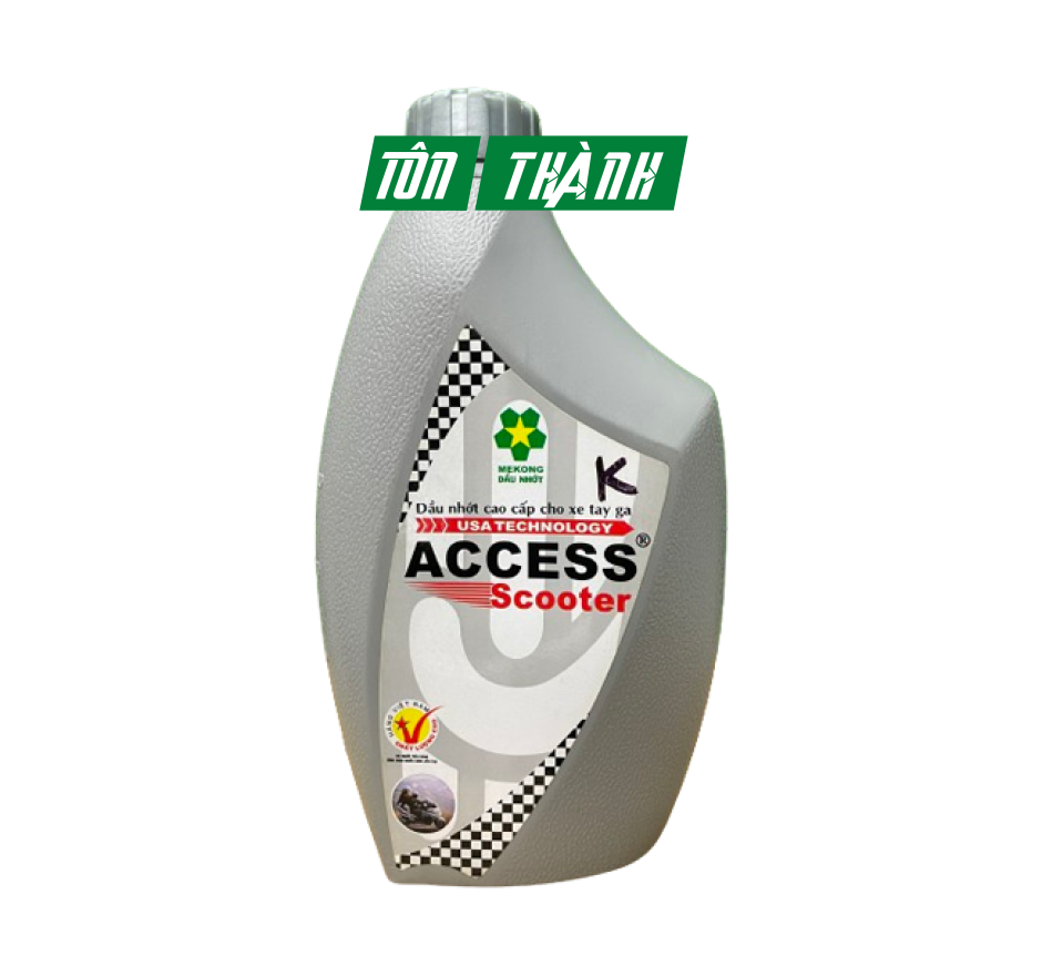 Nhớt xe tay ga Mekong Access (0.8 Lít & 1 Lít)