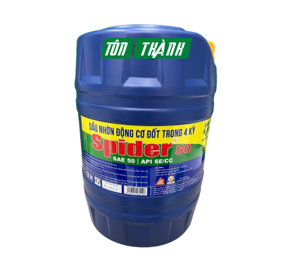 DẦU NHỚT API SAE 50 SPIDER MEKONG (18 LÍT)
