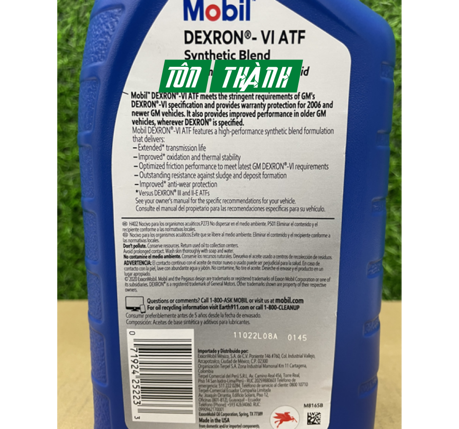 DẦU HỘP SỐ TỰ ĐỘNG MOBIL ATF DEXRON VI 946ML - DẦU NHỚT MOBIL NHẬP KHẨU MỸ