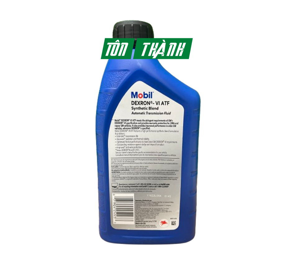 DẦU HỘP SỐ TỰ ĐỘNG MOBIL ATF DEXRON VI 946ML - DẦU NHỚT MOBIL NHẬP KHẨU MỸ