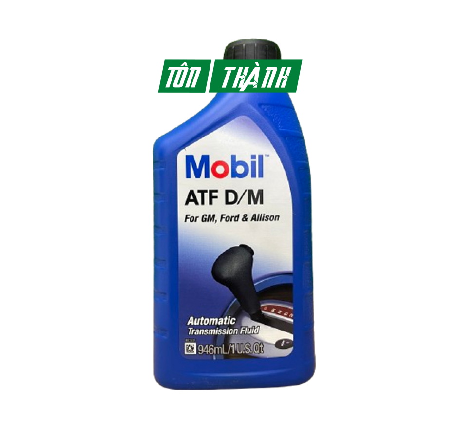 DẦU TRỢ LỰC TAY LÁI HỘP SỐ TỰ ĐỘNG MOBIL ATF D/M 946ML - NHẬP KHẨU MỸ