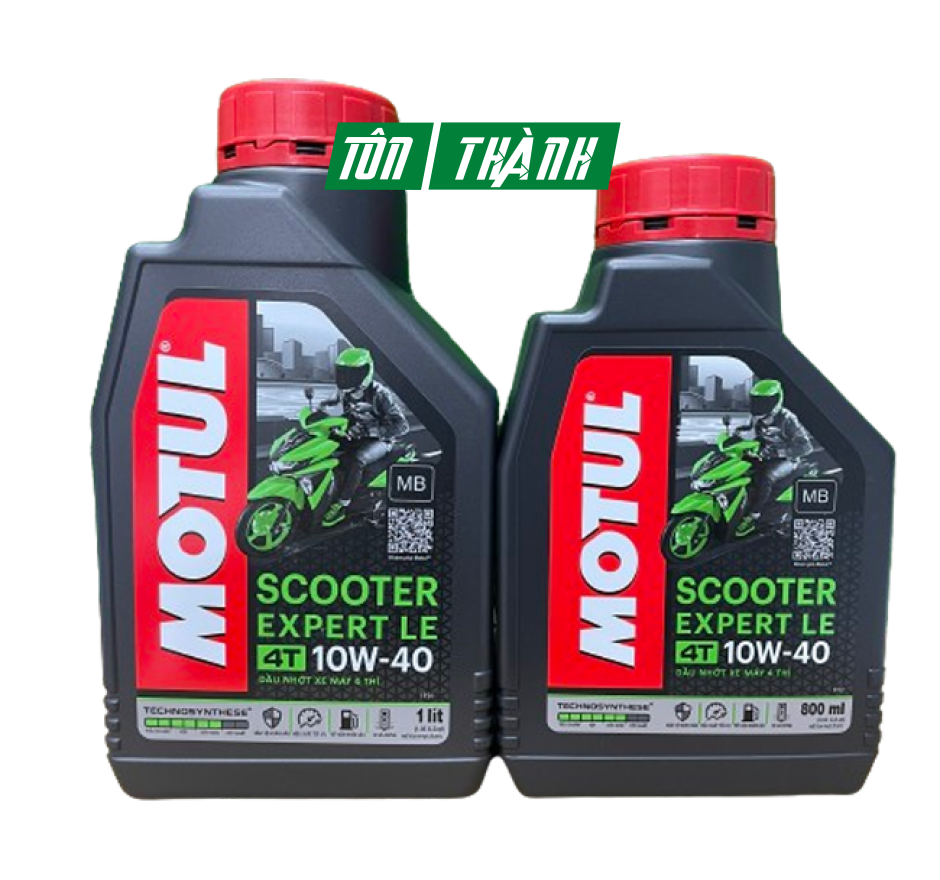 Nhớt xe tay ga MOTUL SCOOTER EXPERT LE 4T 10W40 cao cấp (0.8 Lít & 1 Lít)