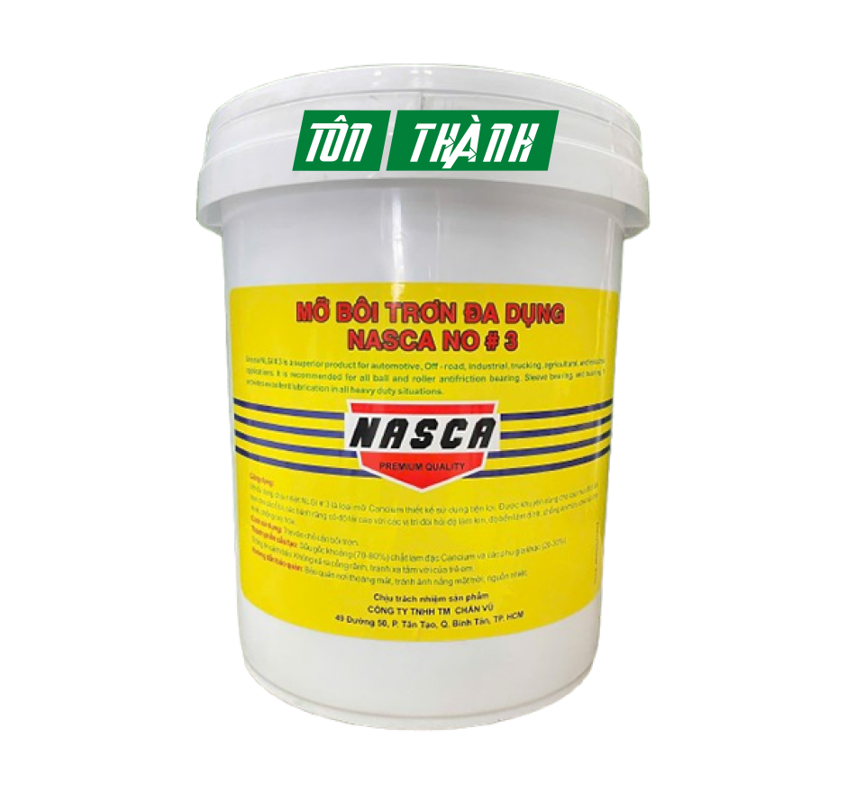 Mỡ bò bôi trơn NASCA đa dụng cao cấp USA (XÔ 15 KG)