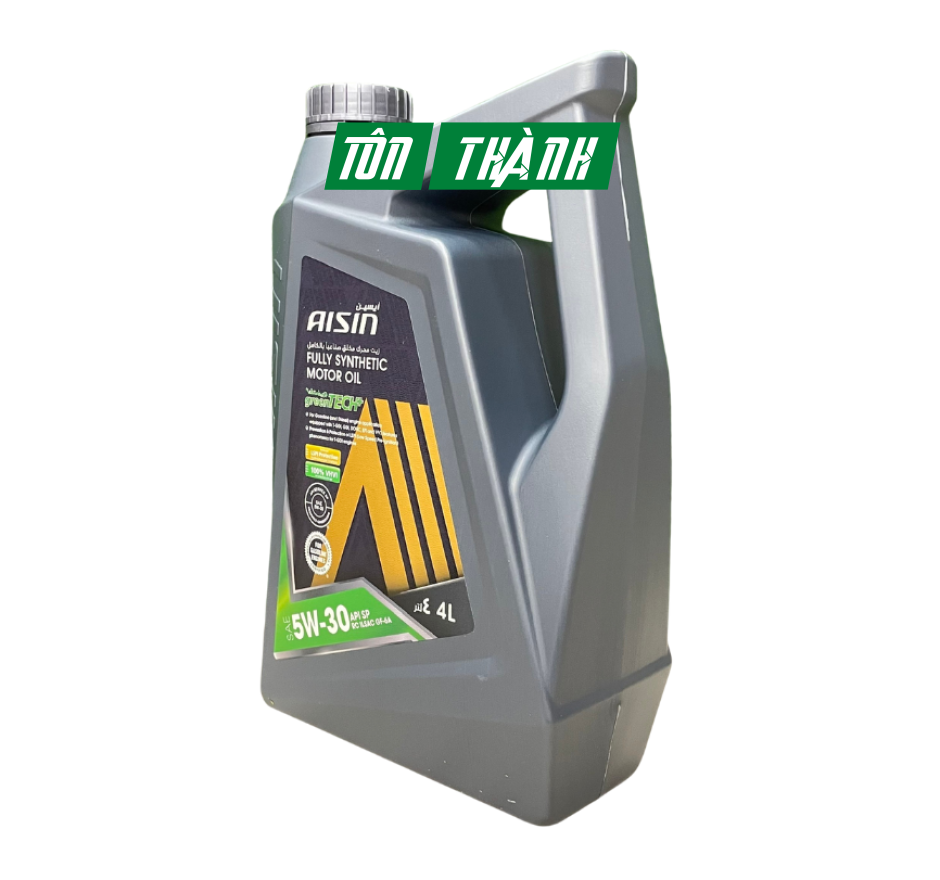 Dầu động cơ AISIN greenTECH+ Fully Synthetic 5W-30 SP (4 Lít)