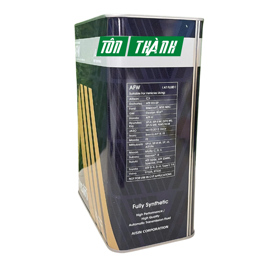 Dầu Hộp Số Tự Động AISIN AFW (4 Lít)