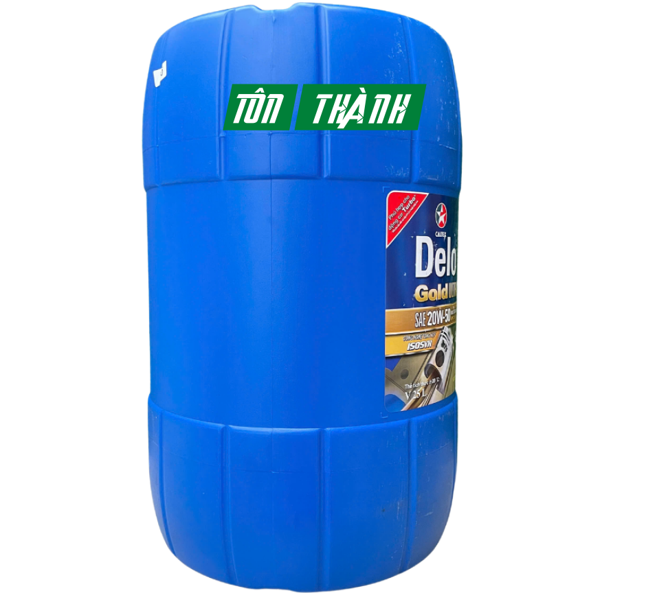 Dầu Nhớt Caltex Delo Gold Ultra SAE 20W-50 API CI-4 Turbo (25 Lít)