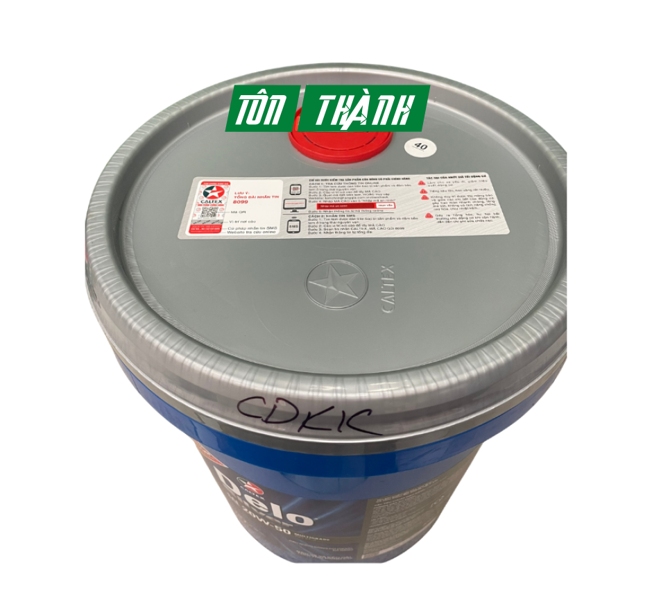 DẦU ĐỘNG CƠ CALTEX DELO SILVER MULTIGRADE 20W50 (18 LÍT)