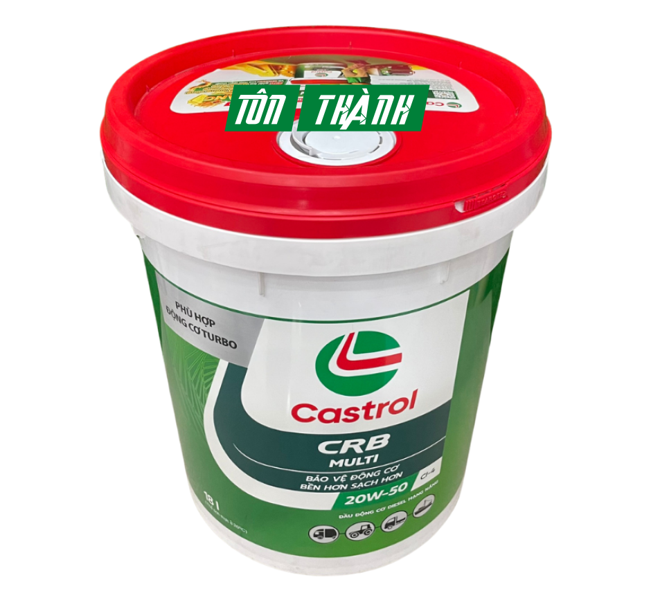 DẦU NHỚT ĐỘNG CƠ CASTROL CRB MULTI 20W50 CI-4 (18 LÍT)