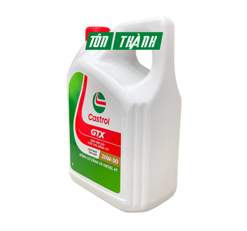DẦU NHỚT ĐỘNG CƠ CASTROL GTX 20W50 SL/CF (4 LÍT)