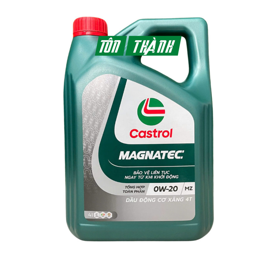 Dầu động cơ Castrol Magnatec MZ 0W-20 API SP - Tổng Hợp Toàn Phần (4 Lít)