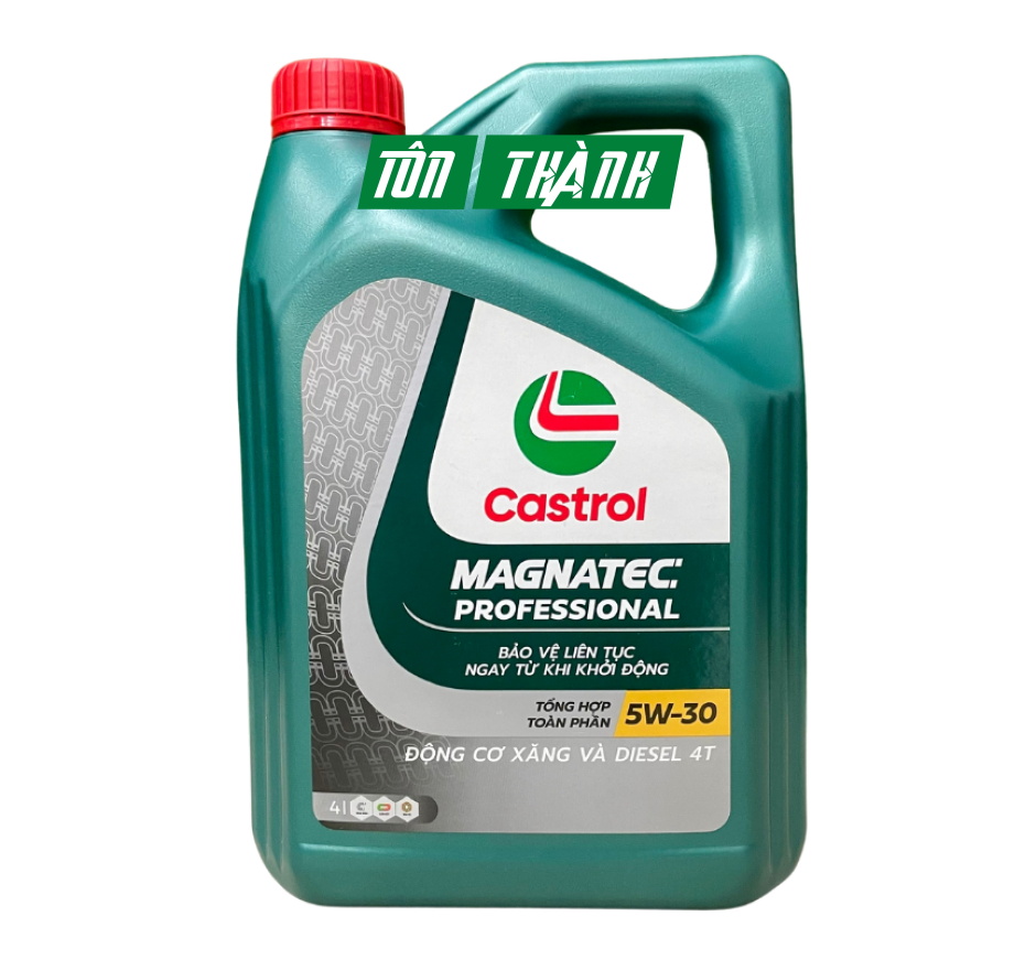 Dầu Động Cơ Castrol MAGNATEC PROFESSIONAL 5W-30 SP (4 Lít) - Tổng Hợp Toàn Phần