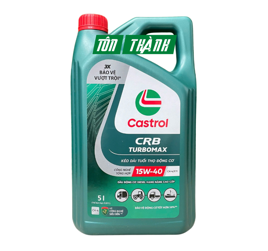 Castrol CRB Turbomax 15W-40 CK-4 (5 Lít)