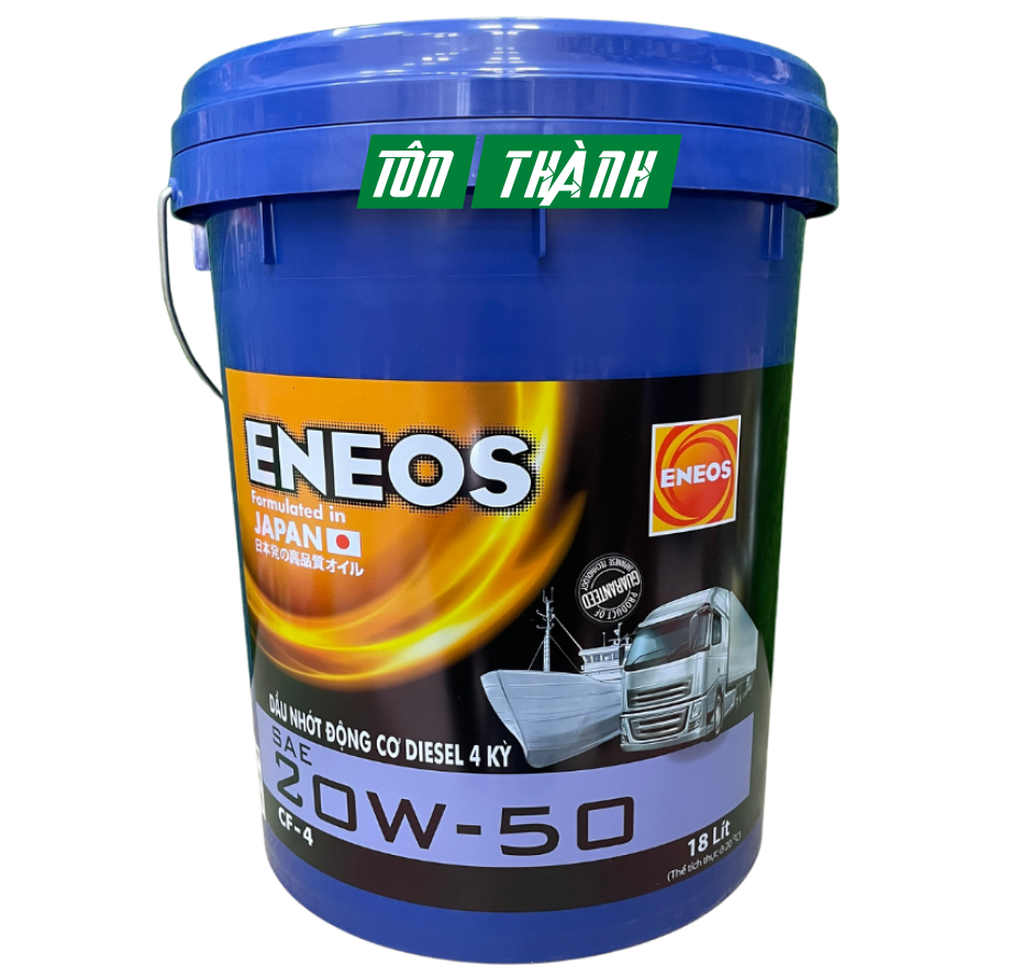DẦU ĐỘNG CƠ DIESEL ENEOS CF-4  20W-50 (18 LÍT)