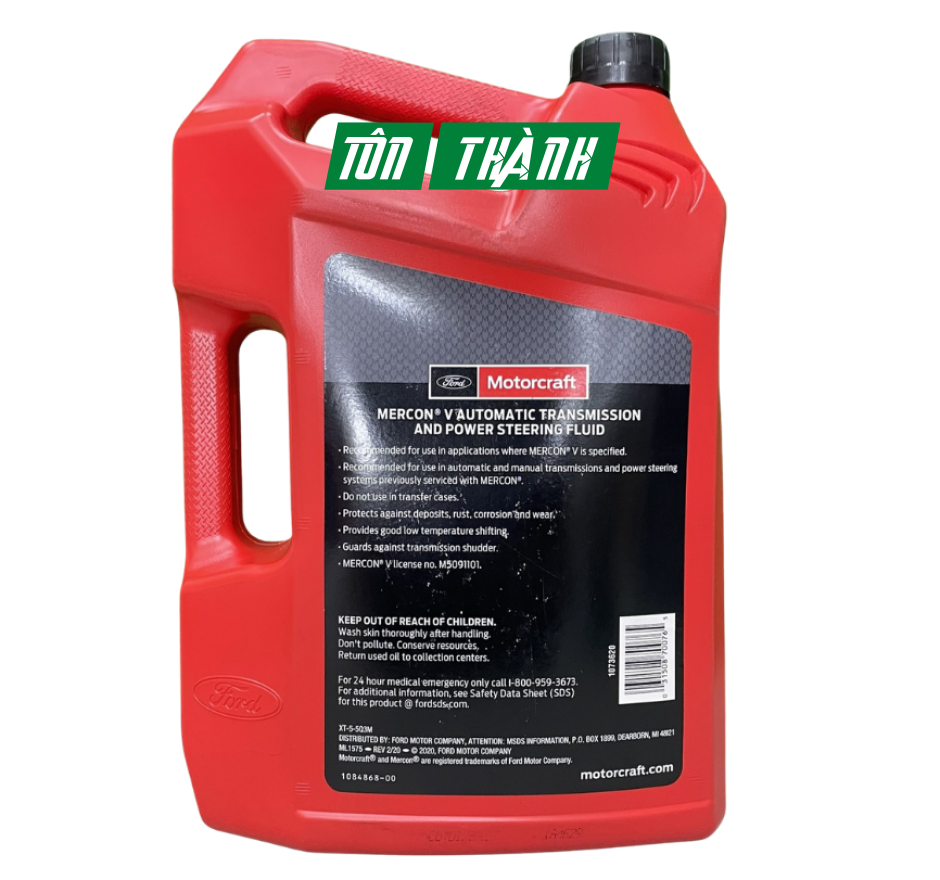 Dầu hộp số tự động Ford ATF Mercon-V dùng cho xe Ford Escape 3.0 / V6 & Mondeo 2.5/ V6