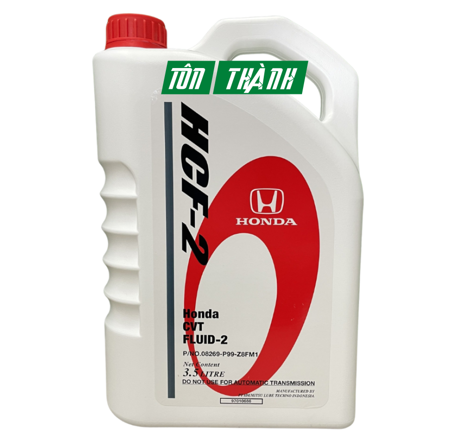 Dầu hộp số tự động HCF-2 Honda CVT Fluid-2 (3.5 Lít) - Màu vàng