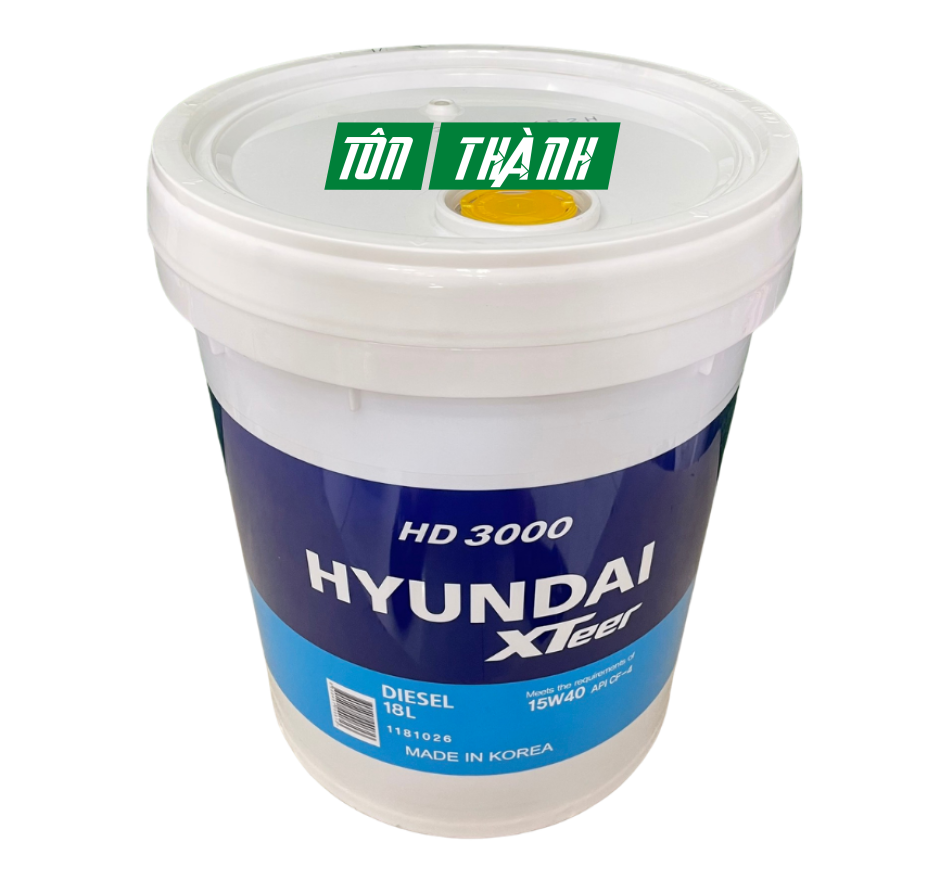 Dầu nhớt ô tô HYUNDAI XTEER HD7000 15W40 (18 Lít)