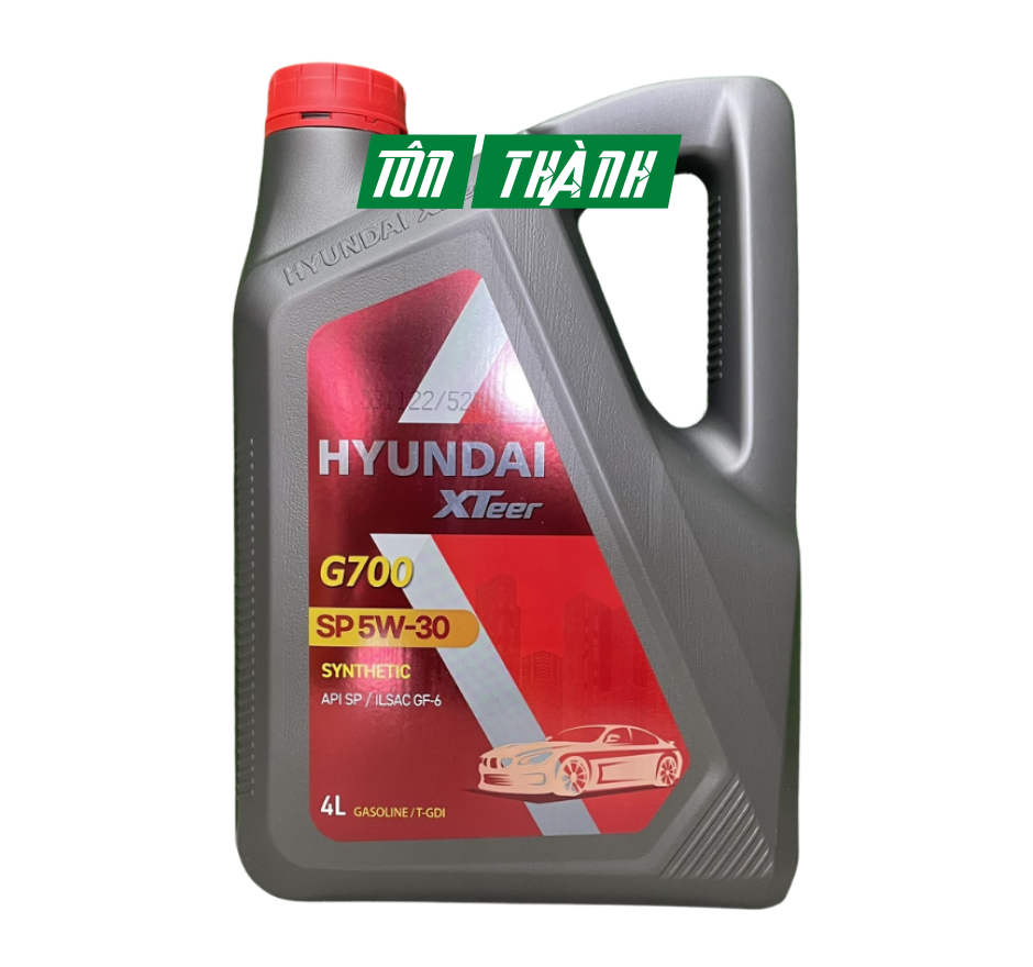 Dầu nhớt ô tô HYUNDAI XTEER Gasoline G700 5W30 (4 Lít)