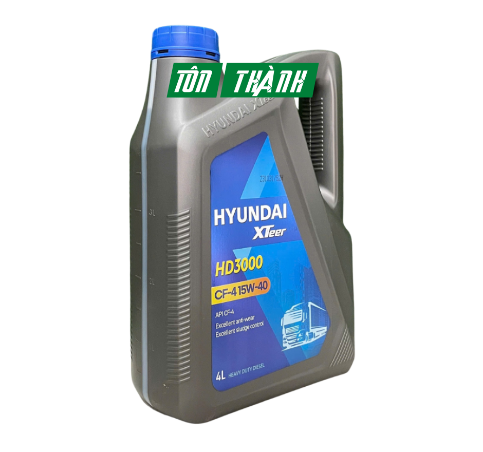 Dầu nhớt ô tô HYUNDAI XTEER HD3000 15W40 (4 Lít)