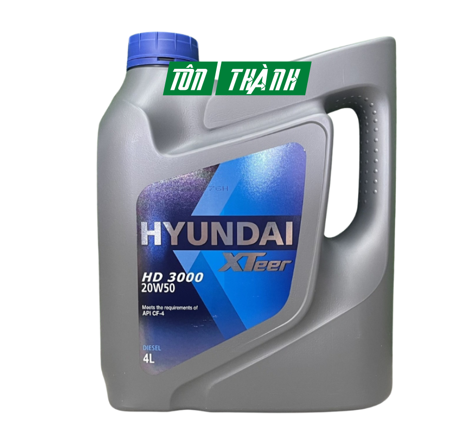 Dầu nhớt ô tô HYUNDAI XTEER HD3000 20W50 (4 Lít)