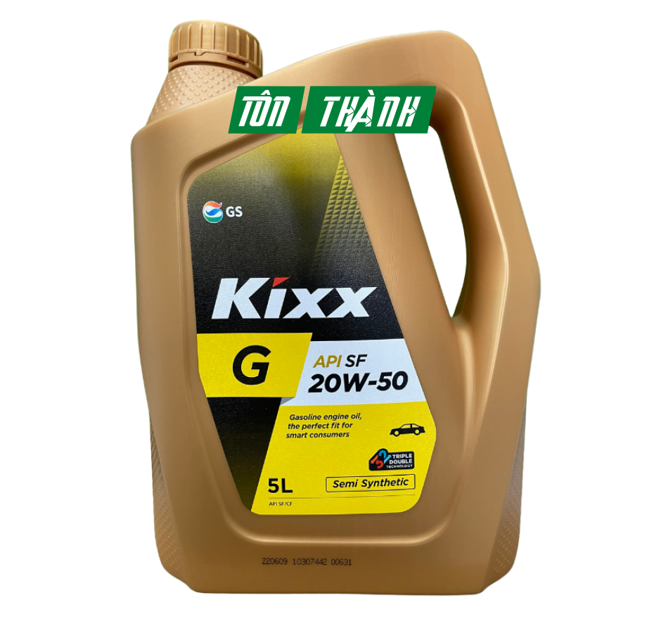 DẦU ĐỘNG CƠ XĂNG KIXX G SF/CF 20W50 (5 LÍT)