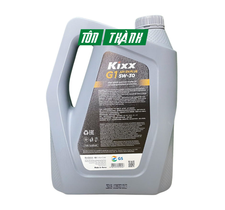 Dầu nhớt Kixx G1 API SN Plus 5W30 5Lít