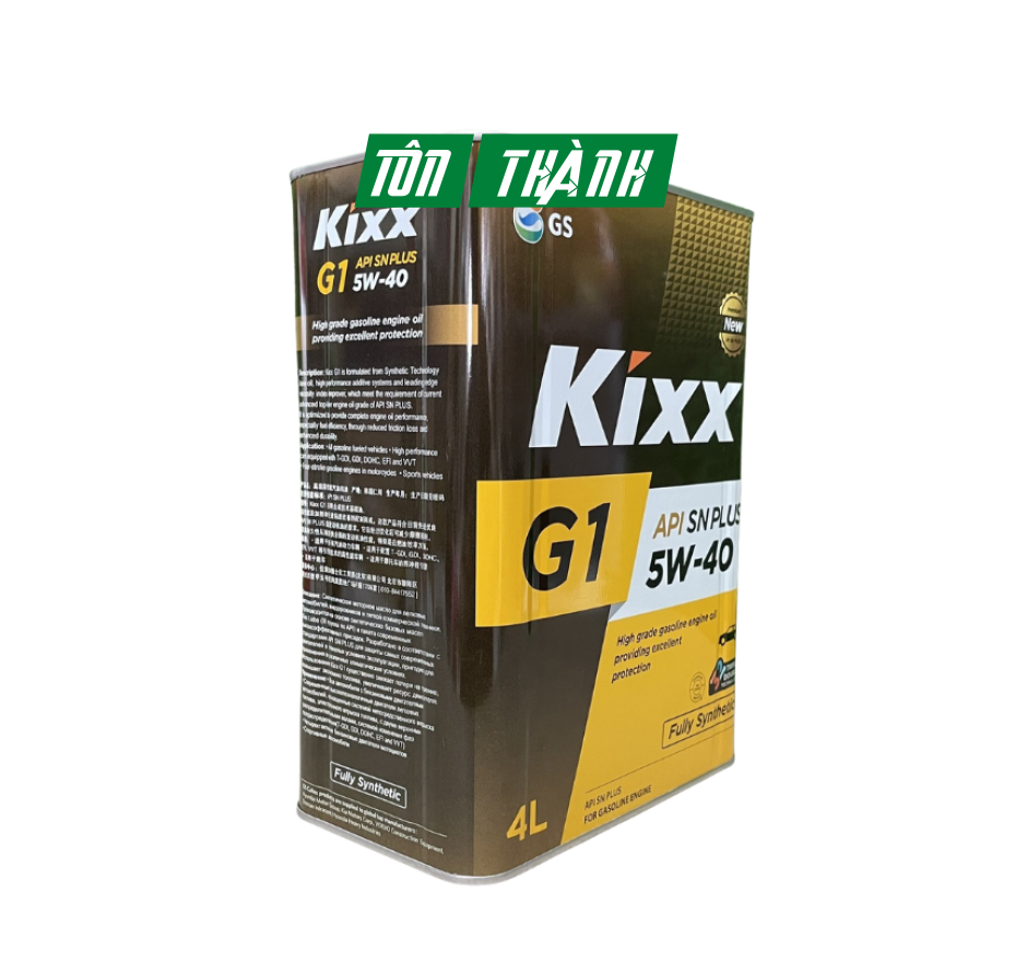 Dầu nhớt KIXX G1 SN PLUS 5w40 (4L)
