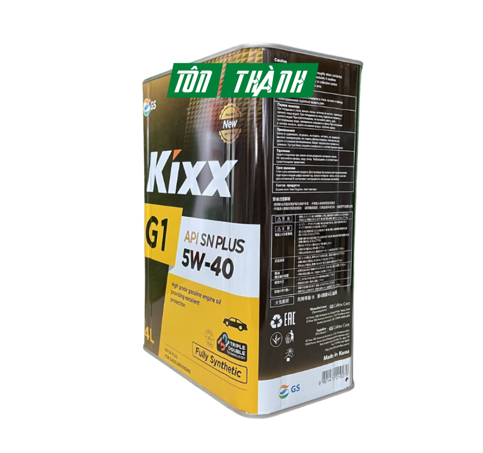 Dầu nhớt KIXX G1 SN PLUS 5w40 (4L)