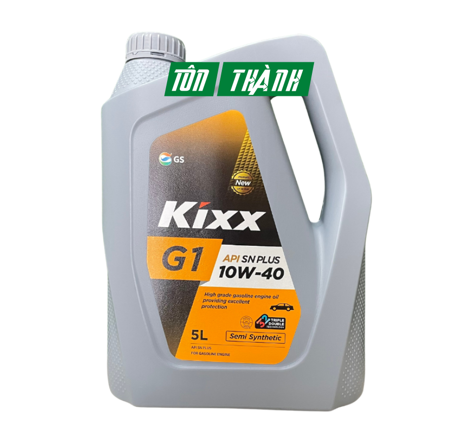 Nhớt động cơ xăng KIXX G1 SN PLUS 10w40 Semi Synthetic (5L)