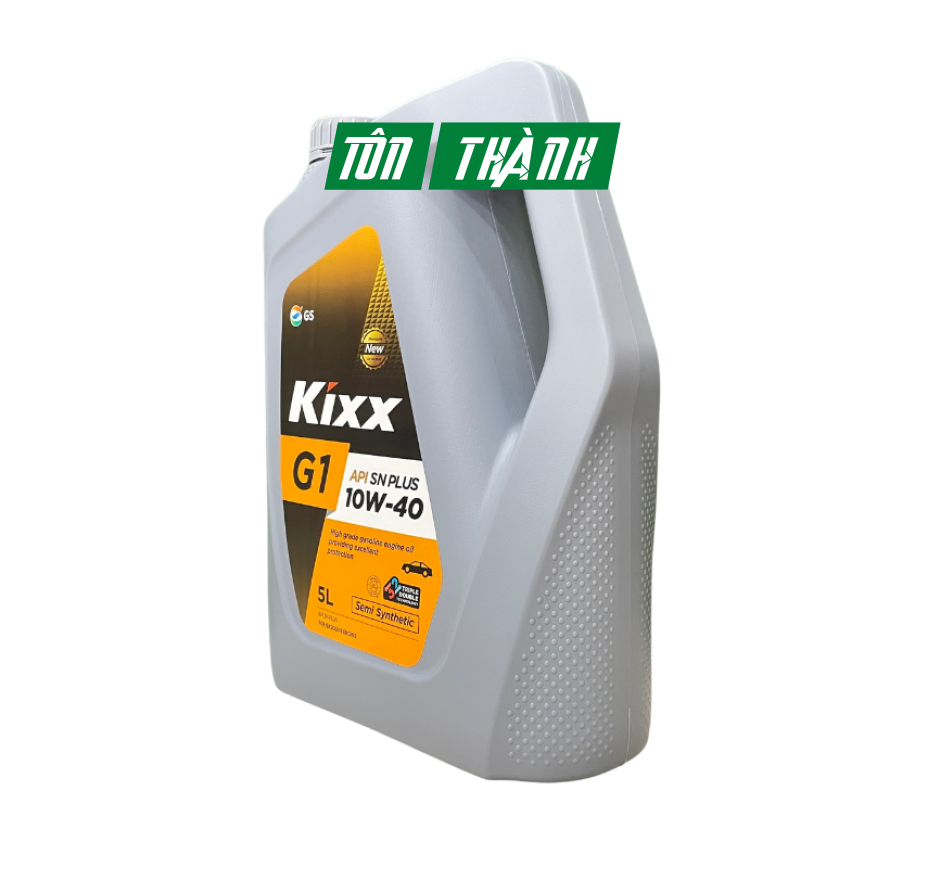 Nhớt động cơ xăng KIXX G1 SN PLUS 10w40 Semi Synthetic (5L)