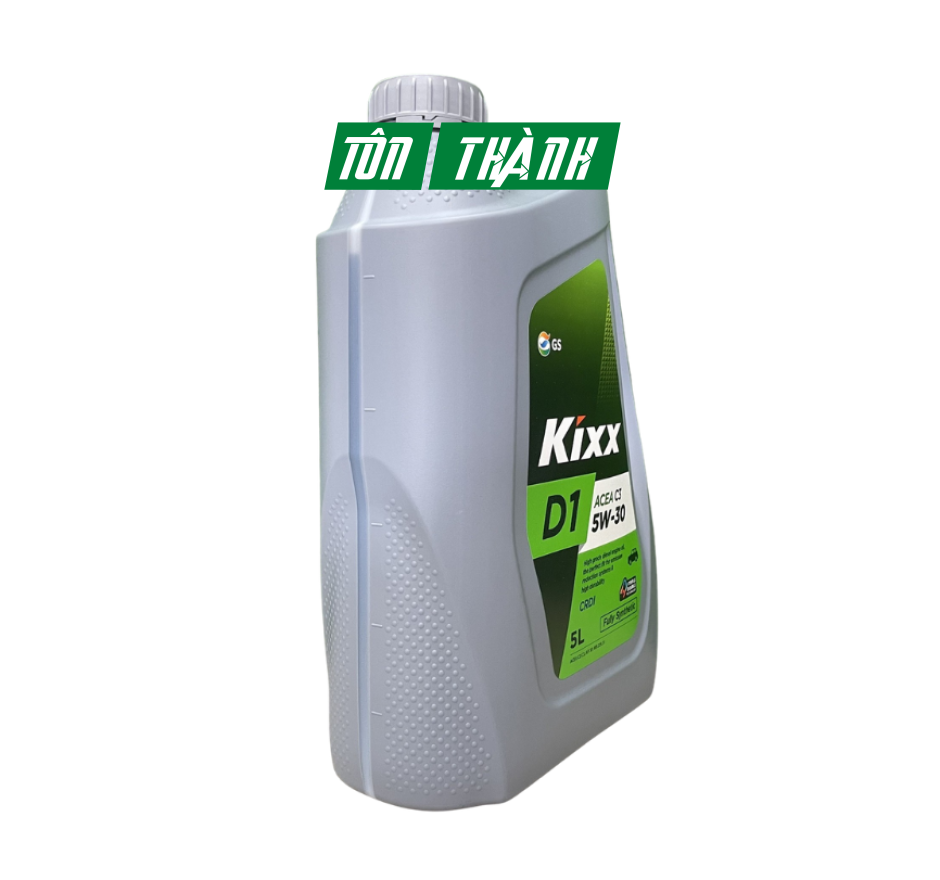 Dầu Động Cơ Diesel KIXX D1 5W-30 ACEA C3/SP (5 Lít) - Tổng Hợp Toàn Phần
