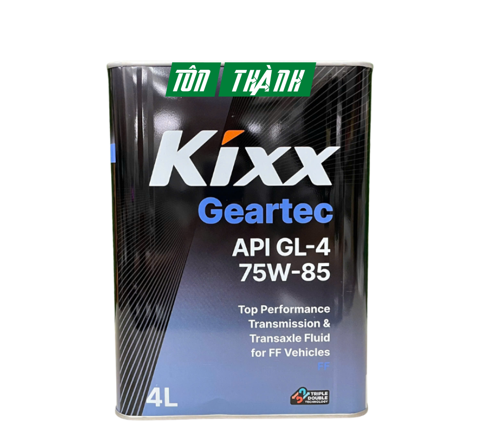 Dầu cầu và hộp số sàn Kixx Geartec API GL-4 75w85 (4 Lít)