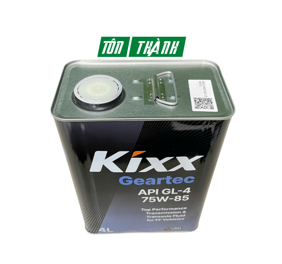 Dầu cầu và hộp số sàn Kixx Geartec API GL-4 75w85 (4 Lít)