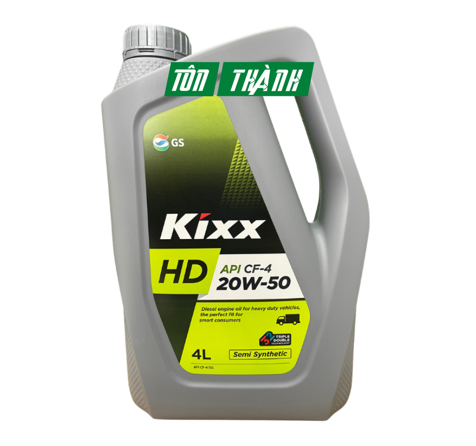 DẦU ĐỘNG CƠ KIXX HD API CF-4 20W50 (4 LÍT)