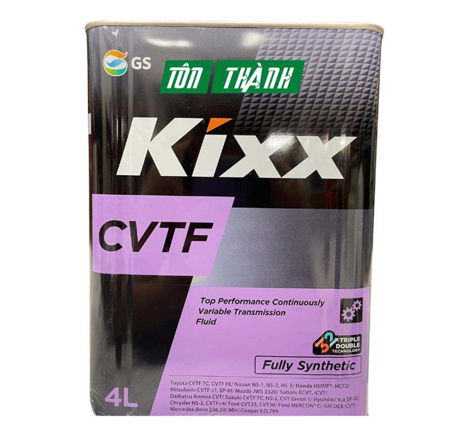 Dầu hộp số tự động vô cấp KIXX CVTF (4 Lít)